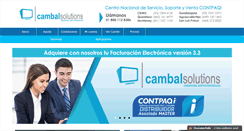 Desktop Screenshot of cambalsolutions.com