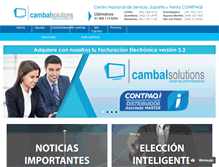 Tablet Screenshot of cambalsolutions.com